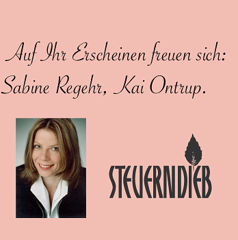 Auf Ihr Erscheinen freuen sich: Sabine Regehr, Kai Ontrup.